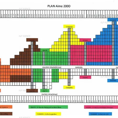 Résidence Aime 2000 - 2 Pièces 4 Pers. - Plagne Aime 2000 - G27ba2 Mae-7314 *